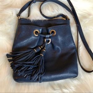 Michael Kors Drawstring Tassel Crossbody